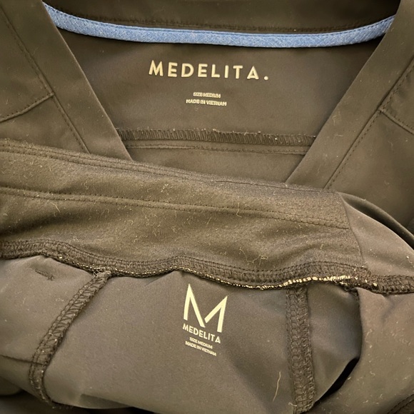 Medelita black scrub set - Picture 4 of 8